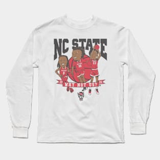 DJ Burns Why Not Us Caricatures Long Sleeve T-Shirt